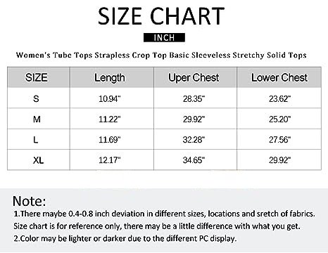 Womens Tube Tops Strapless Crop Tops Basic Backless Sleeveless Bandeau Tops